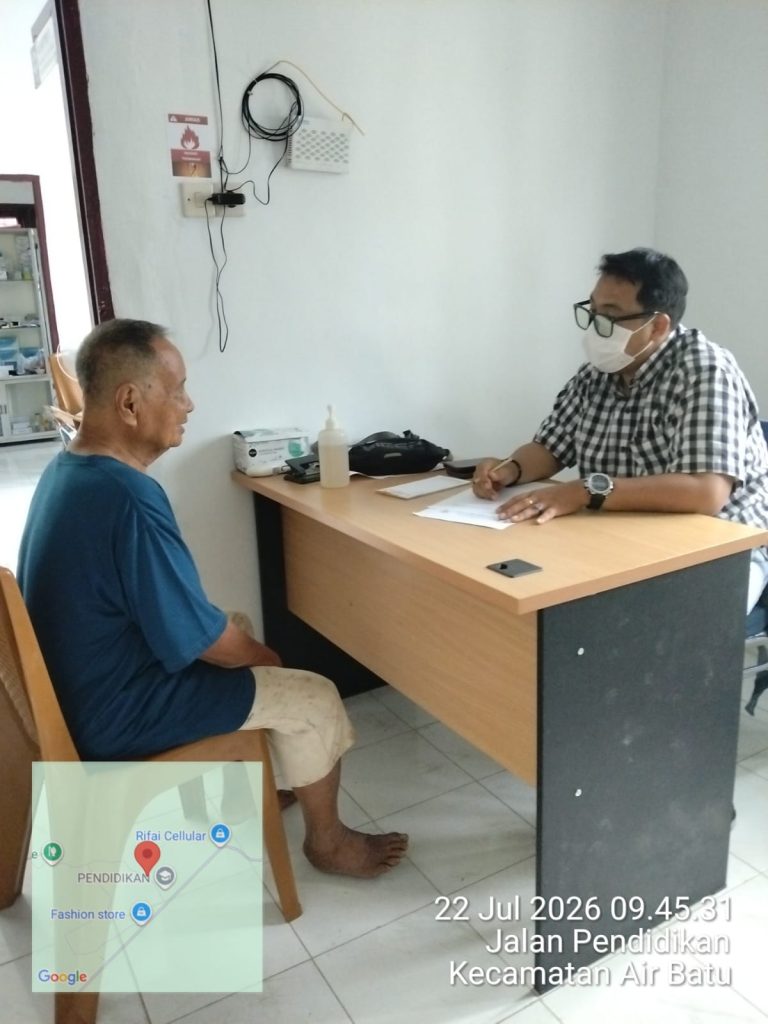 Puskesmas Air Batu Hadirkan Pelayanan Dokter Rutin Setiap Hari Rabu di Pustu Pinanggripan