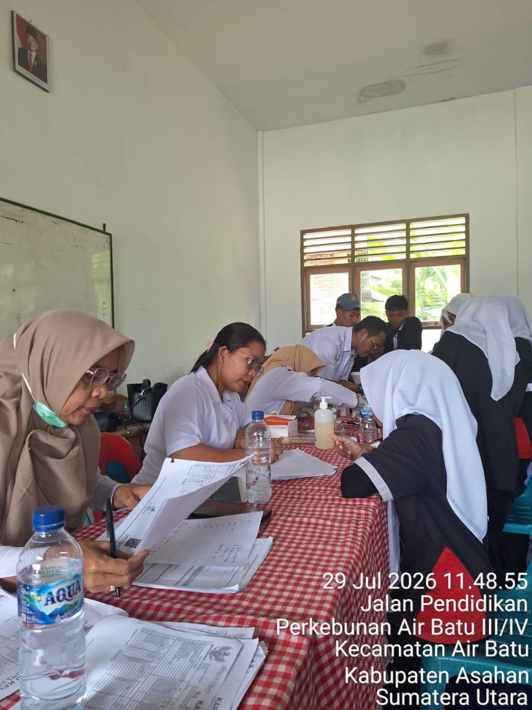 Skrining Anak Sekolah dan CKG di SMK 1 Pinanggripan