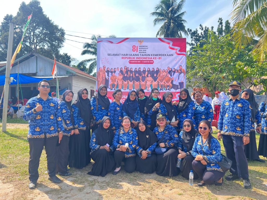 Puskesmas Air Batu Turut Hadir dalam Upacara Peringatan HUT ke-81 Kemerdekaan Republik Indonesia